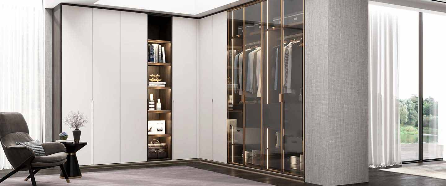 Modern-L-shaped-Wardrobe-with-Glass-Door-Design-YG20-L01-2