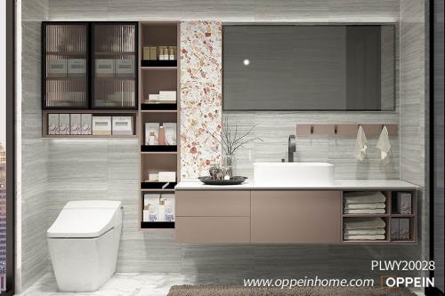 Brown-Minimalist-Lacquer-Bathroom-Cabinet-PLWY20028-1