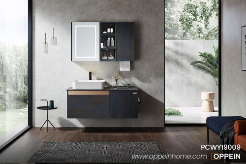 Dark-Lacquer-Painting-Wall-mounted-Bathroom-Mirror-Cabinets-PCWY19009-1