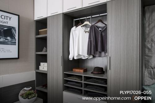 PLYP17026-055-Hinged-Wardrobe-with-Open-Shelves-1