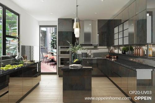 High-end-Modern-Kitchen-Cabinet-in-UV-Lacquer-Finish-OP20-UV03-1