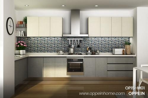 OP15-M01-Modern-Melamine-Kitchen-Cabinet-in-White-0-Grey-Color-1