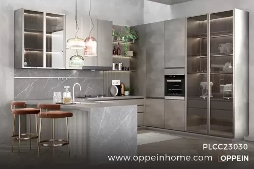 u-shaped-luxury-grey-kitchen-cabinet-design-1